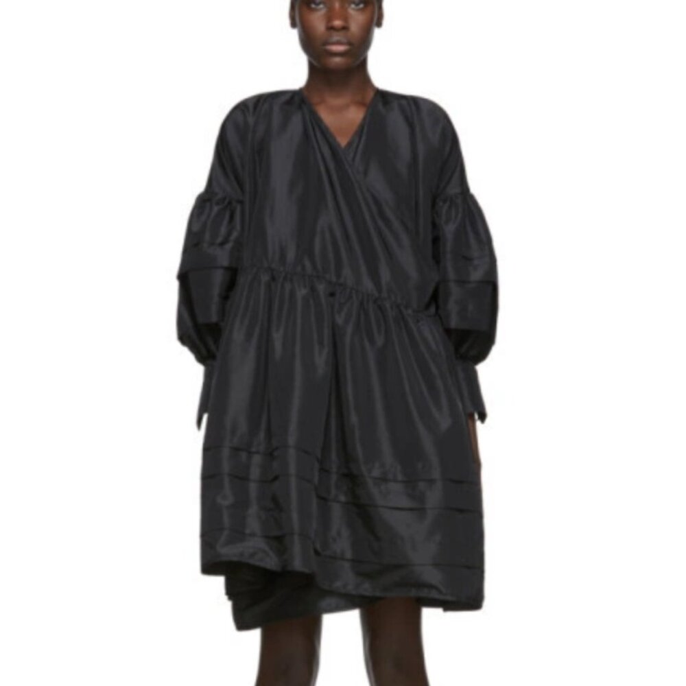 Cecilie Bahnsen Amalie Pleated Wrap Dress